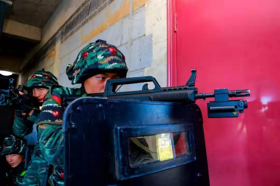 武警某部实兵对抗训练系统